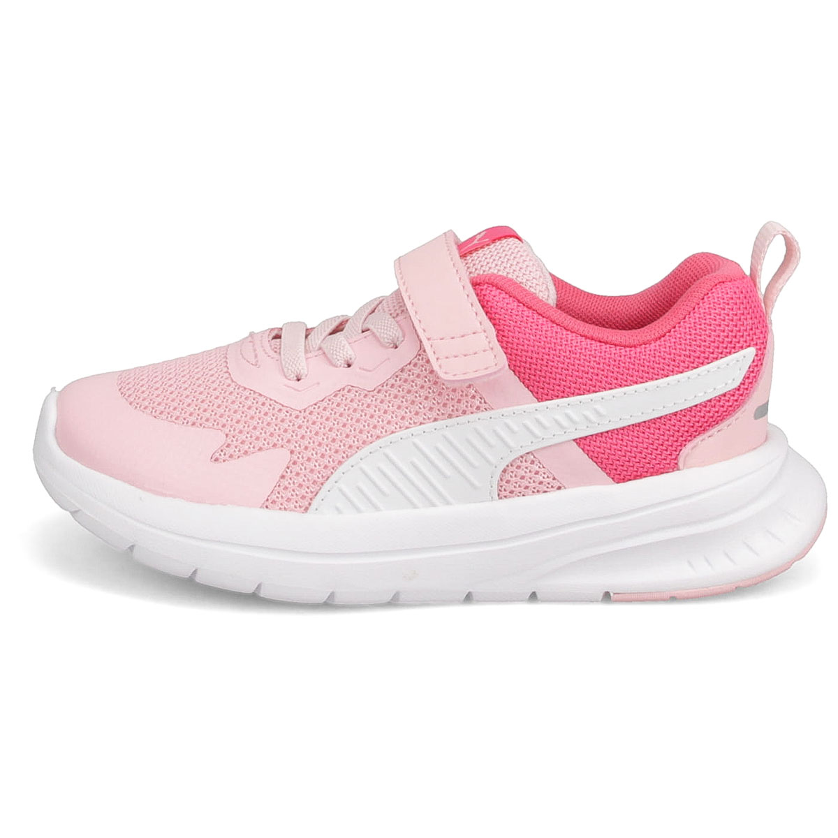 プーマ スニーカー キッズ 男の子 女の子 ローカット 子供靴 puma Evolve Run Mesh 黒 ブラック ネイビー ピンク 386239｜celeble｜04