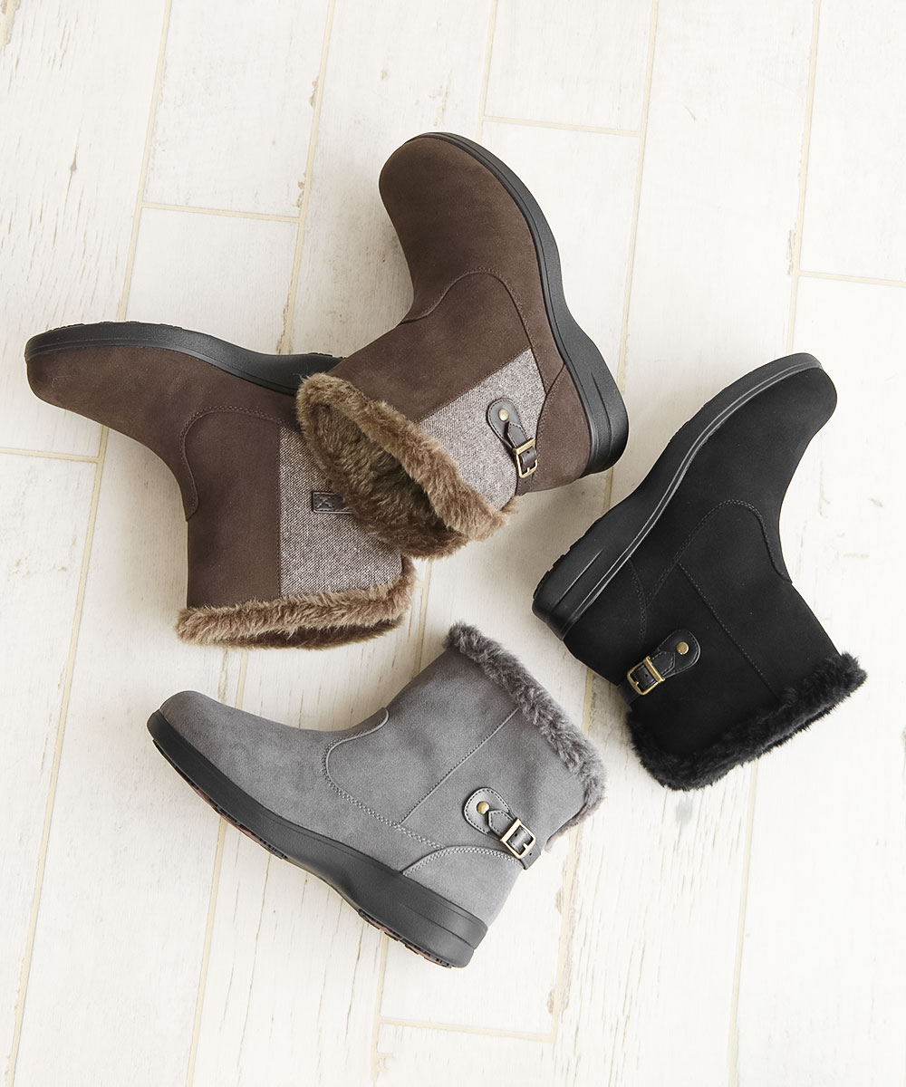 TOPAZ（トパーズ） スノーブーツ レディース ショート 防水 雪 裏起毛