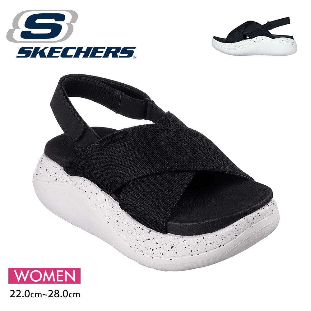 SKECHERS スケッチャーズ サンダル レディース 厚底 オンザゴー