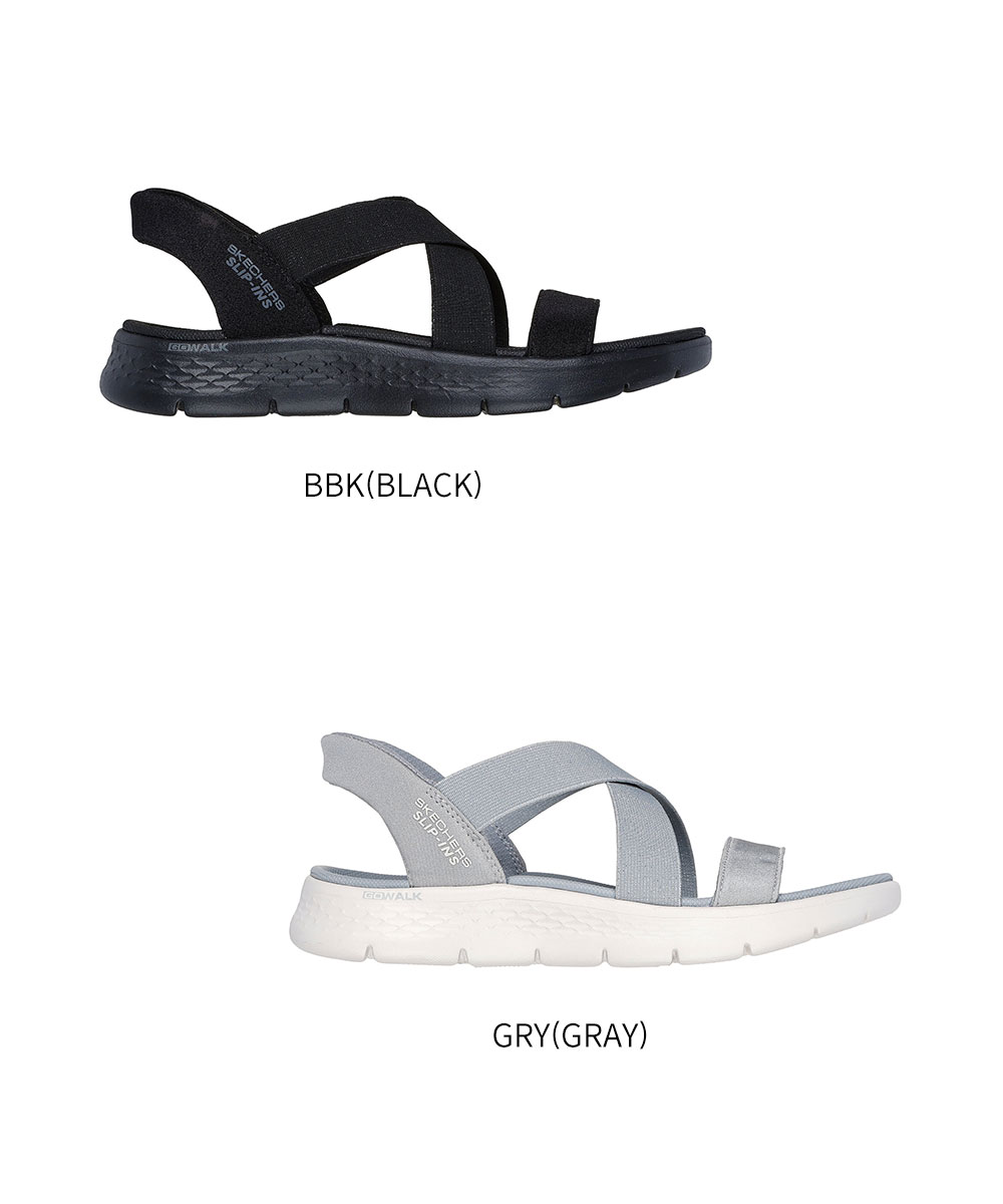 SKECHERS Slip-ins GOWALK ブラックグレースポーツサンダル 楽天市場】スケッチャーズ レディース スリップインズ ゴー