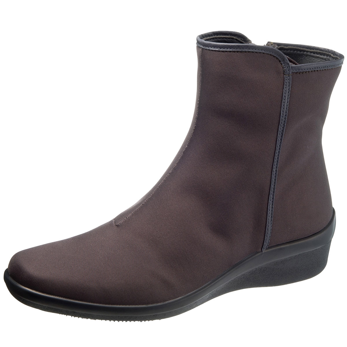 美品【TOP DRY】ショートブーツ(24)GORE-TEX 防水　ジップ　3E TOP DRY ショートブーツ レディース 防水 防滑 撥水 幅広 3E
