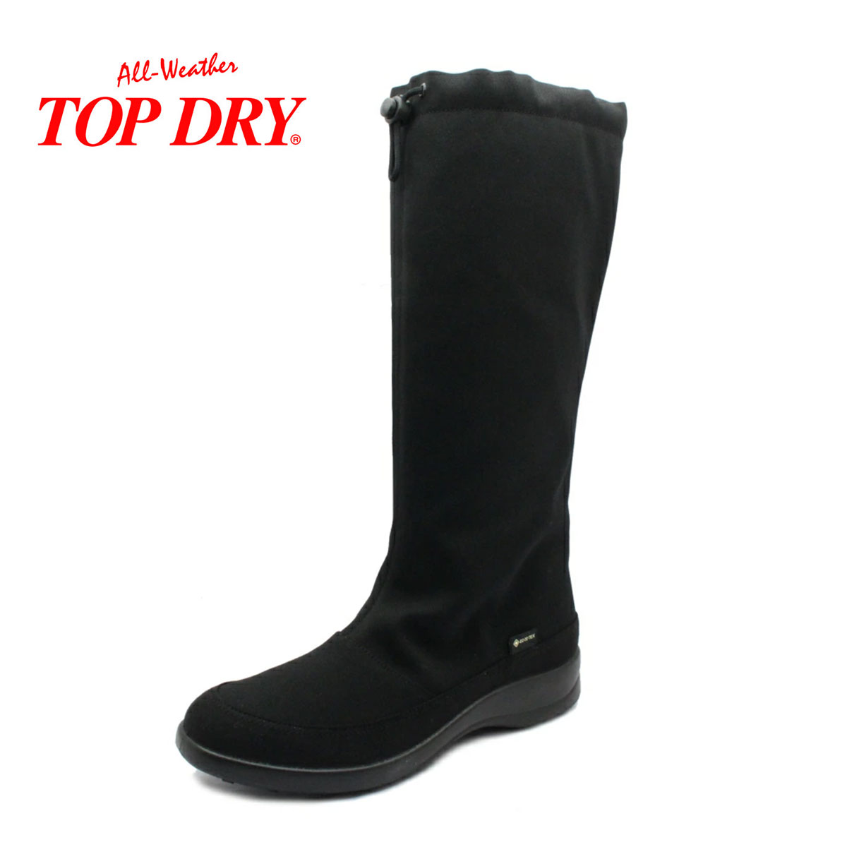 TOP DRY レインシューズ レディース レインブーツ 防水 幅広