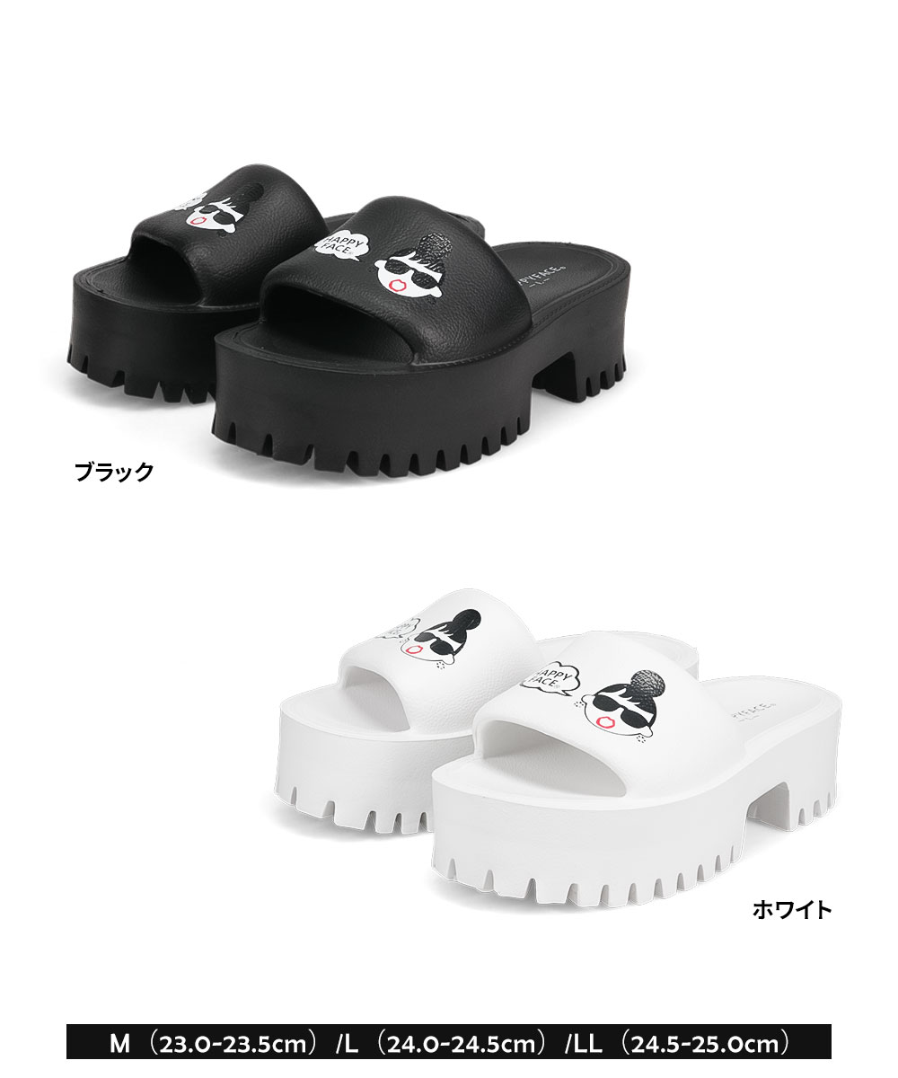 シャワーサンダル 厚底 軽量 歩きやすい レディース タンクソール  