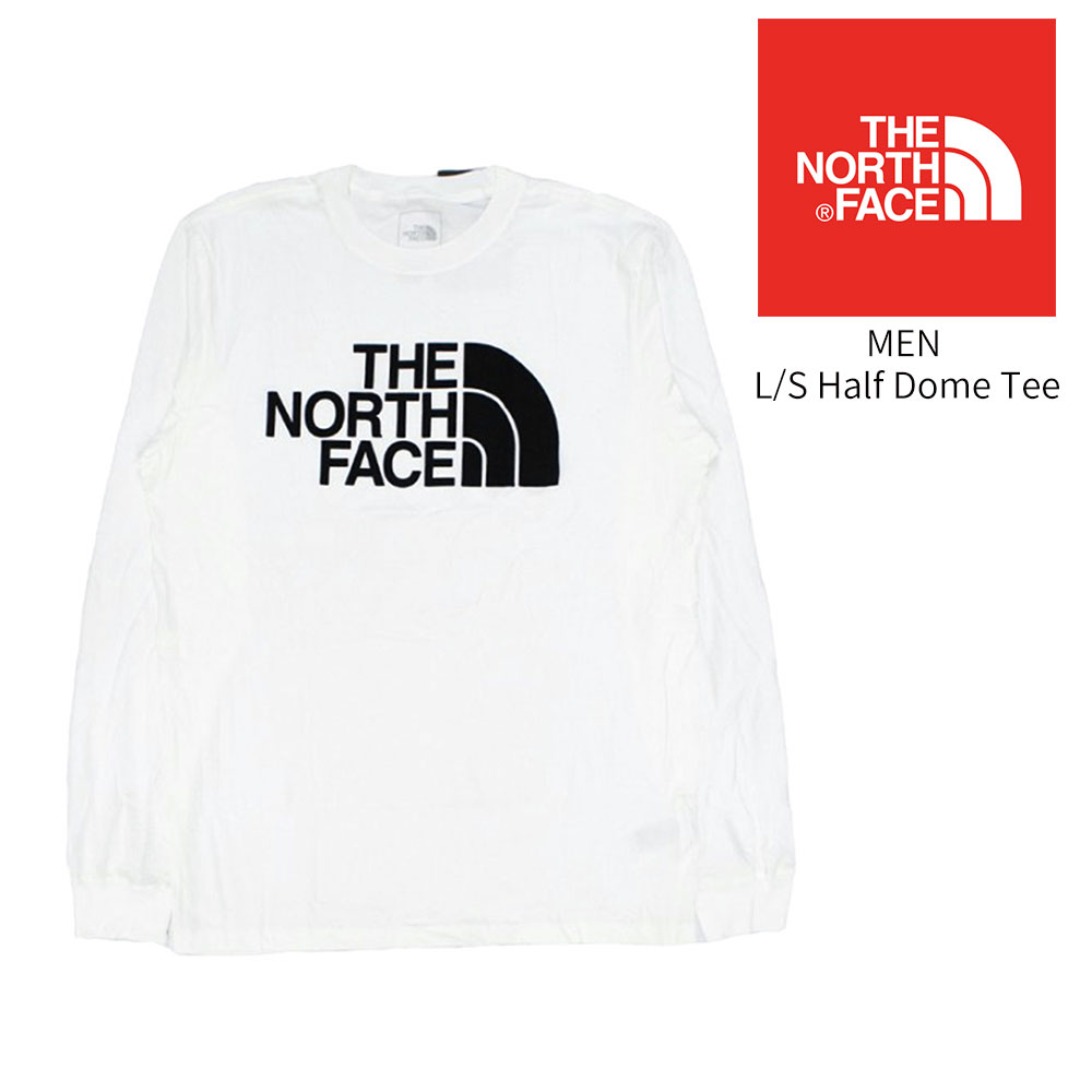 ザ・ノースフェイス 長袖tシャツ メンズ 丸首 ロゴ ロンT カットソー トップス THE NORTH FACE 白 ホワイト NF0A811O｜celeble