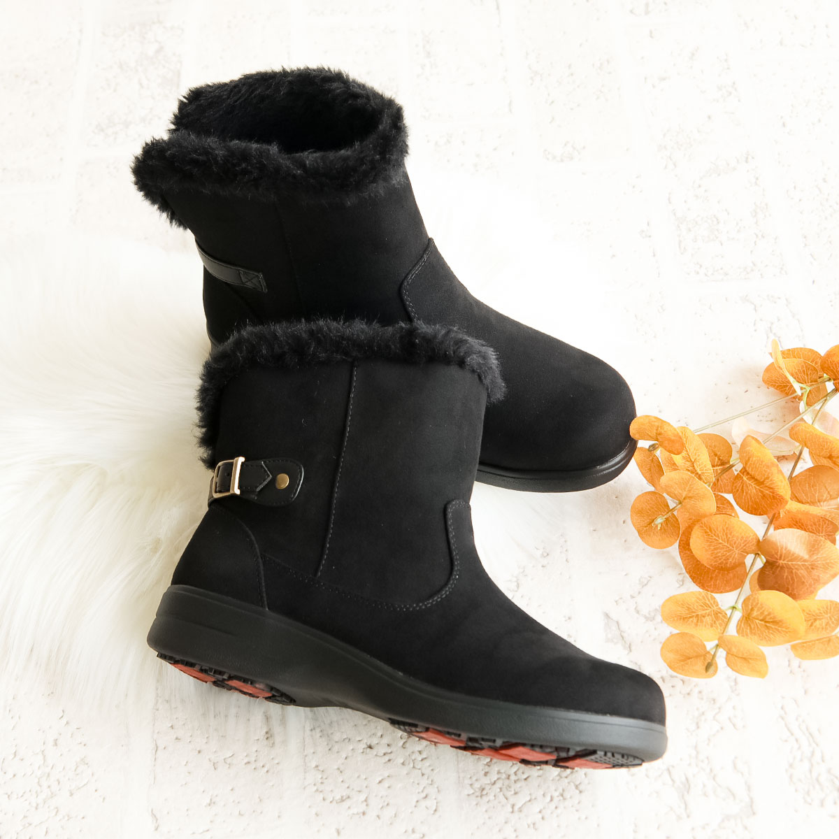 TOPAZ（トパーズ） スノーブーツ レディース ショート 防水 雪 裏起毛