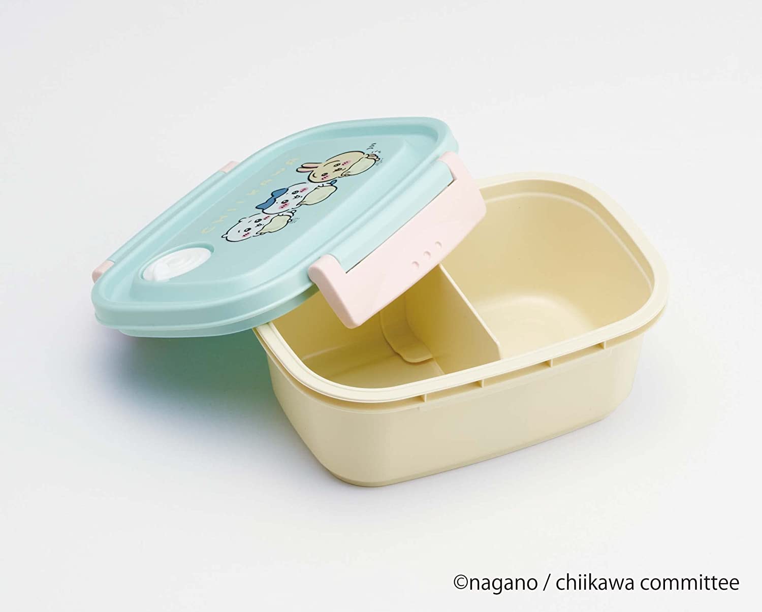 ちいかわ 弁当箱 1段 小さめ 仕切り付き レンジ対応 大人 ランチボックス 子供 軽い 軽量 かわいい キャラクター 日本製 430ml XPM3｜celeble｜02