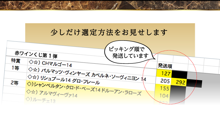 赤ワインくじ67弾