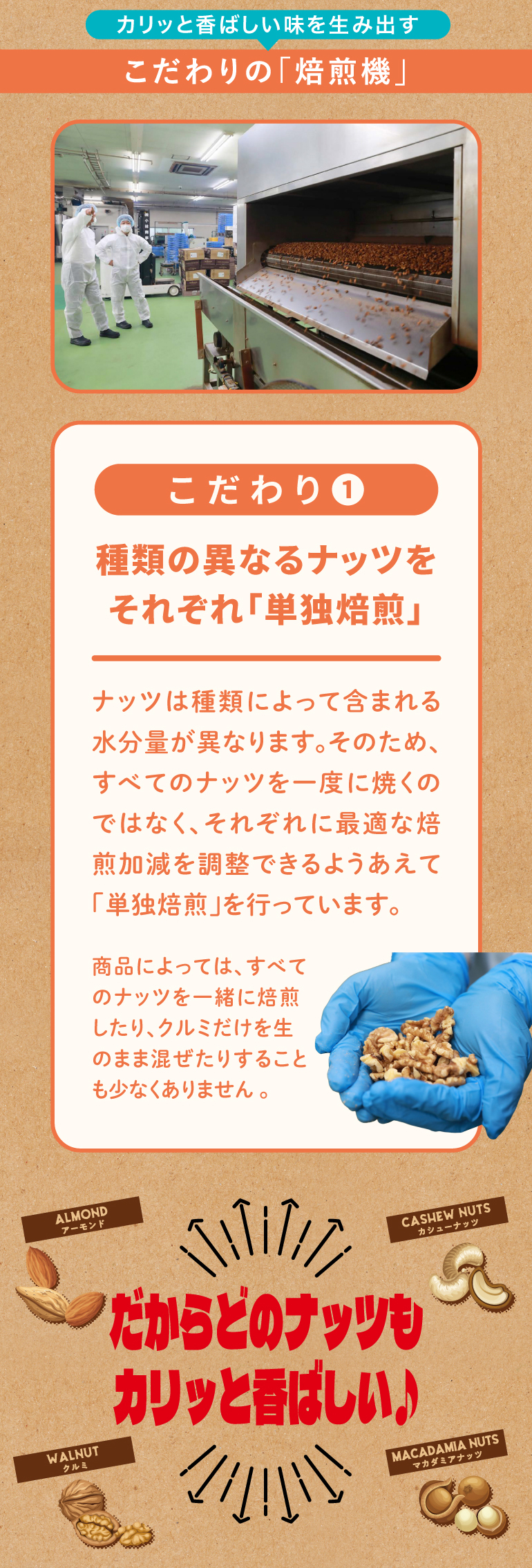 ミックスナッツバラ