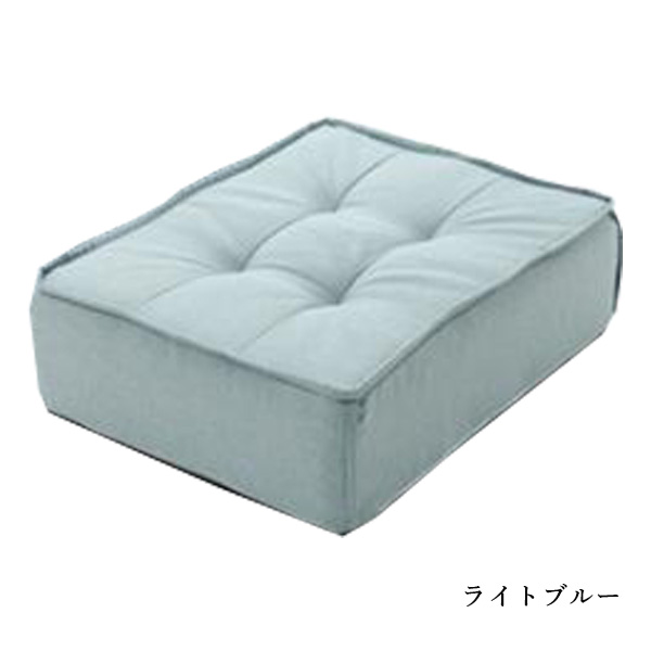 フロアクッション シンプル クッション ポケットコイル 一人暮らし 包まれているような座り心地 日本製 A1149の画像