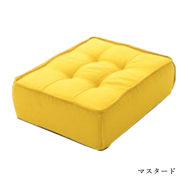 フロアクッション シンプル クッション ポケットコイル 一人暮らし 包まれているような座り心地 日本製 A1149の画像