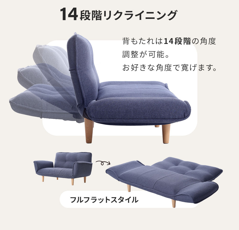 2人掛け ソファ 1人掛け 2P コンパクト 一人暮らし 北欧