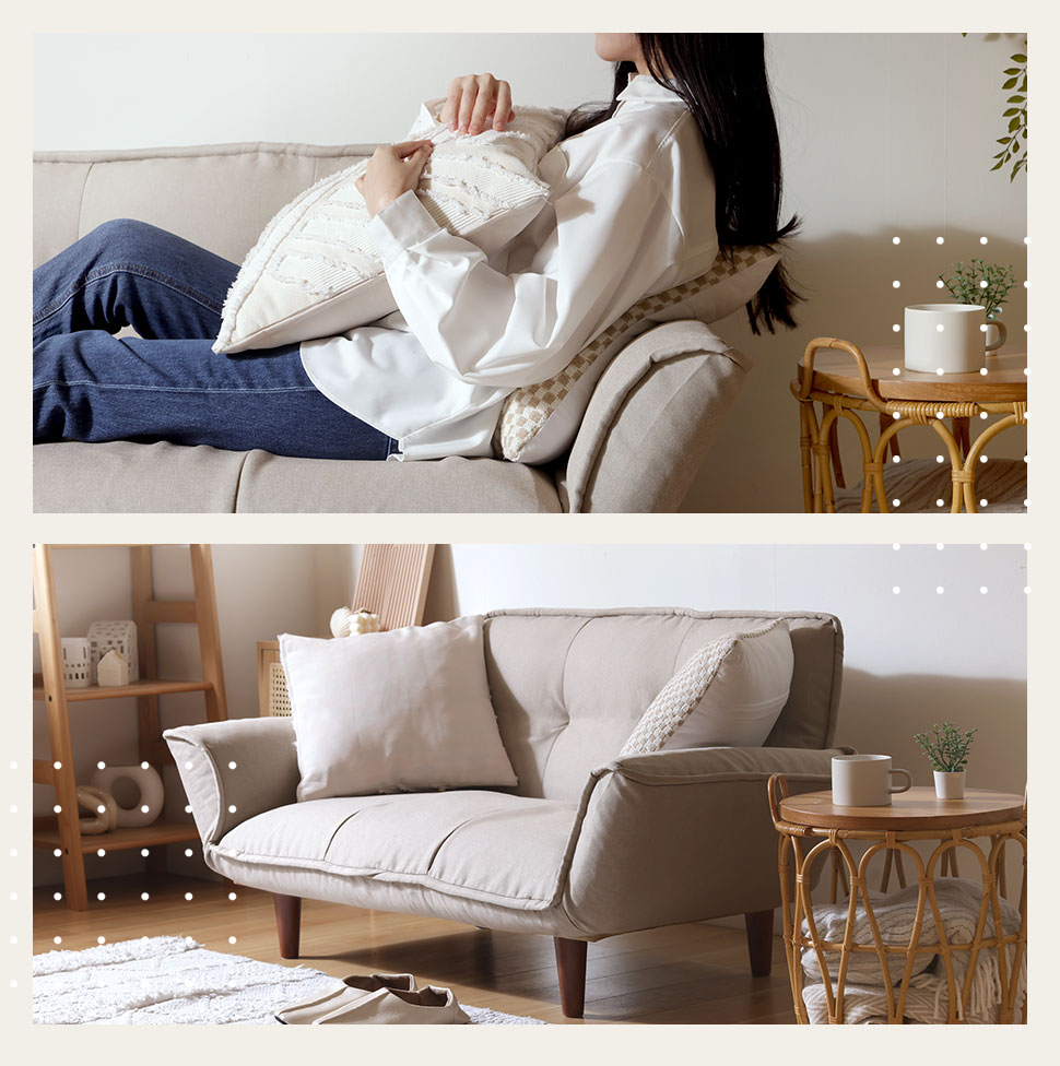 2人掛け ソファ 1人掛け 2P コンパクト 一人暮らし 北欧