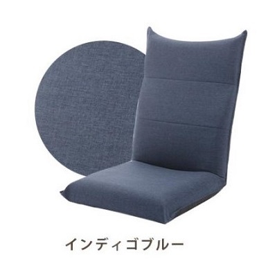 座椅子 おしゃれ 腰痛 コンパクト リクライニング ハイバック シンプル 折りたたみ 日本製 姿勢 座いす 和楽 日本製  背もたれ 座椅子 A1116　｜cellutane-tt｜03