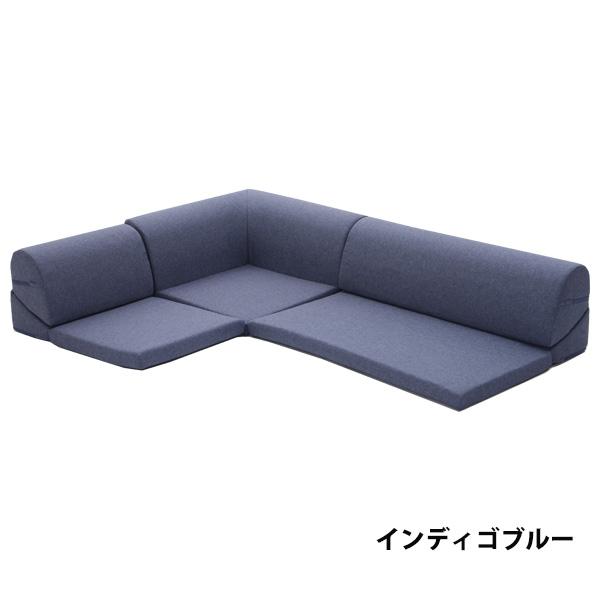 セルタン ローソファー 3人掛け L字 コーナーソファ 3点セット こたつ