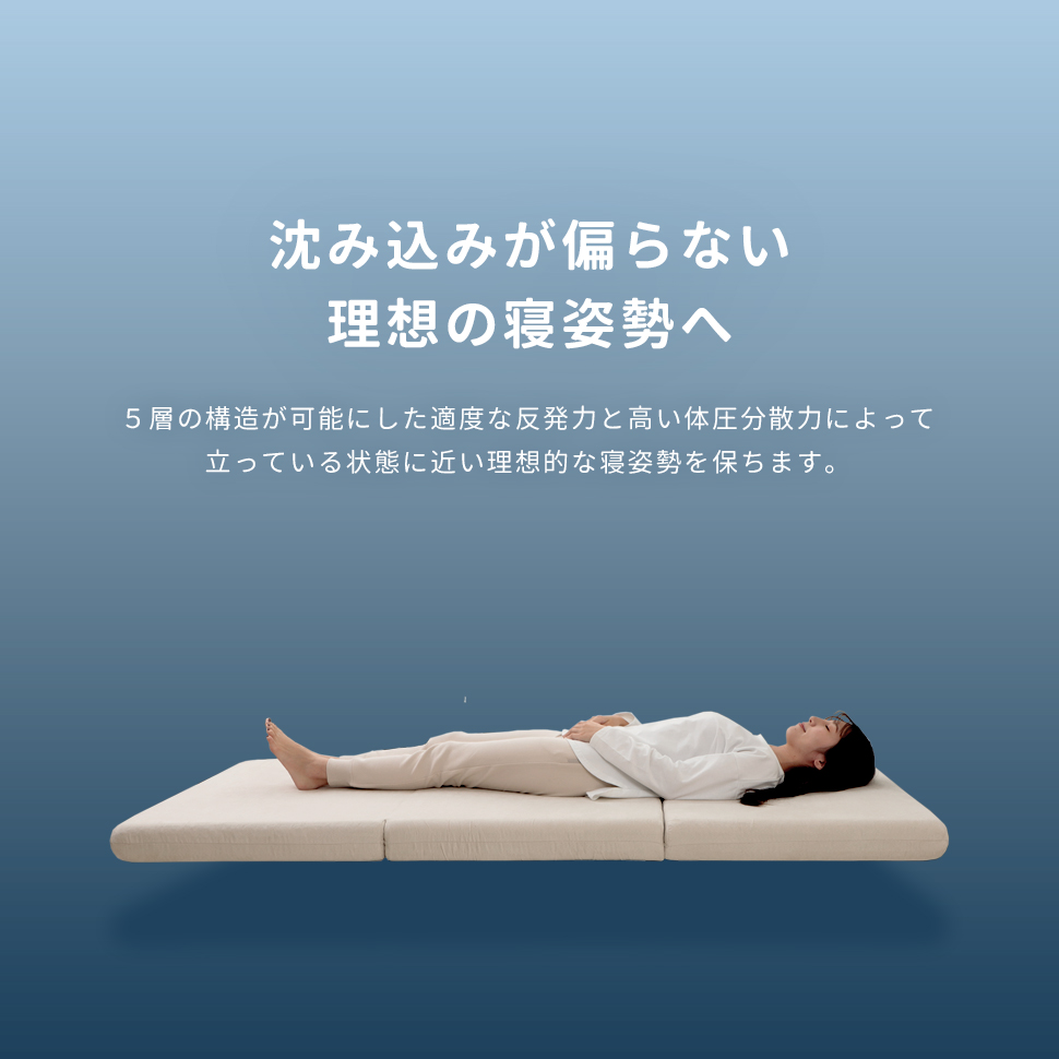 マットレス 折りたたみ