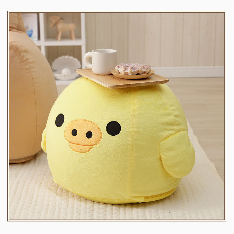 セルタン キイロイトリ オットマン スツール ビーズ リラックマ