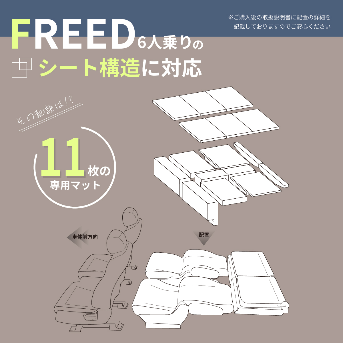 車中泊 マット フリード クロスター シート