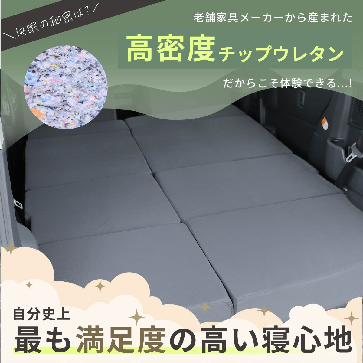 車中泊 マット トヨタ ルーミー M900A M910A 全席 座席 段差 車中泊グッズ