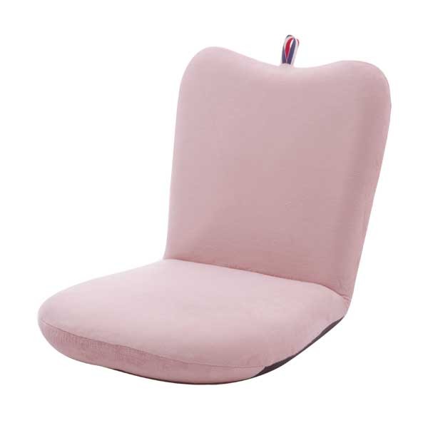 座椅子 おしゃれ 腰痛 可愛い パステルカラー apple リンゴ へた付き おしゃれ 座椅子 リクライニング コンパクト 日本製  A254　｜cellutane-tt｜02