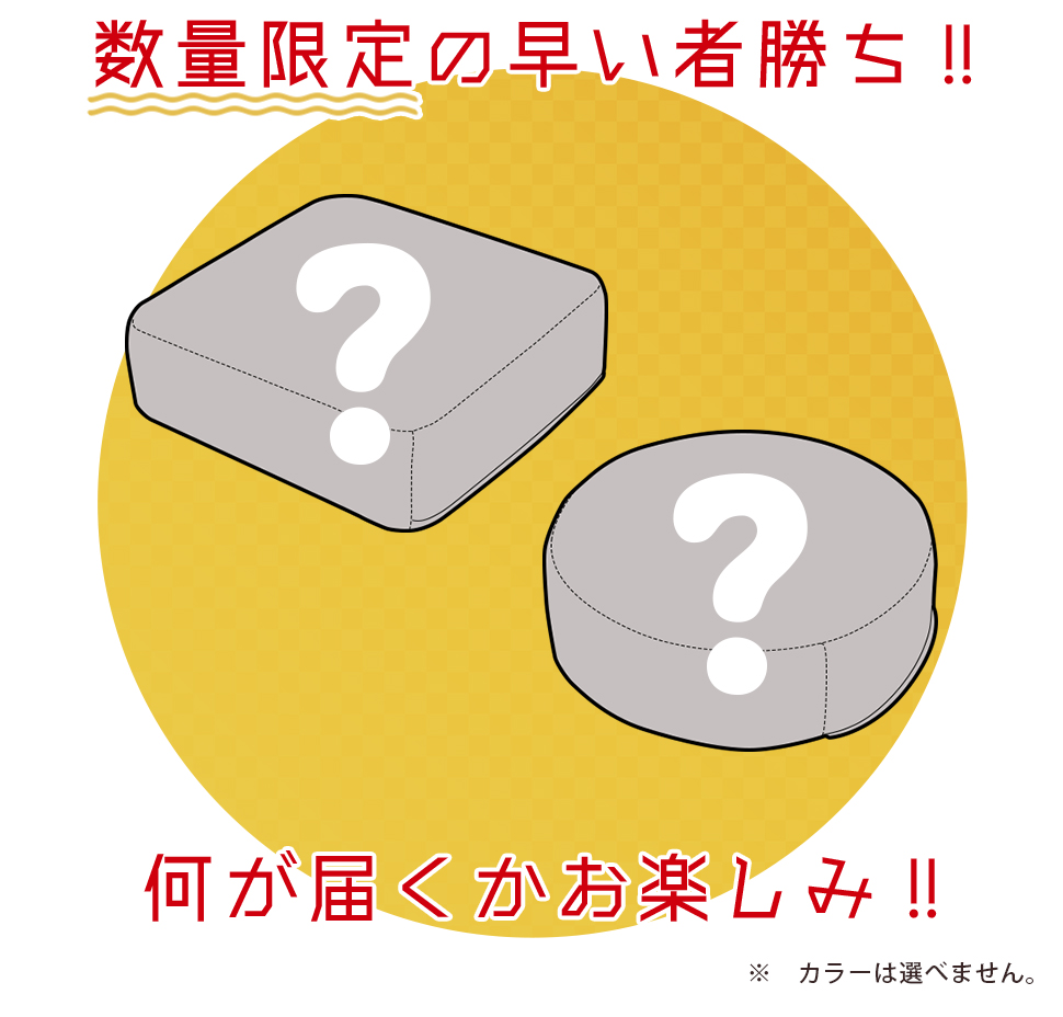 福袋 セール お買い得 低反発 クッション 座布団 日本製 おしゃれ 北欧 円形 正方形 モダン シンプル 無地 