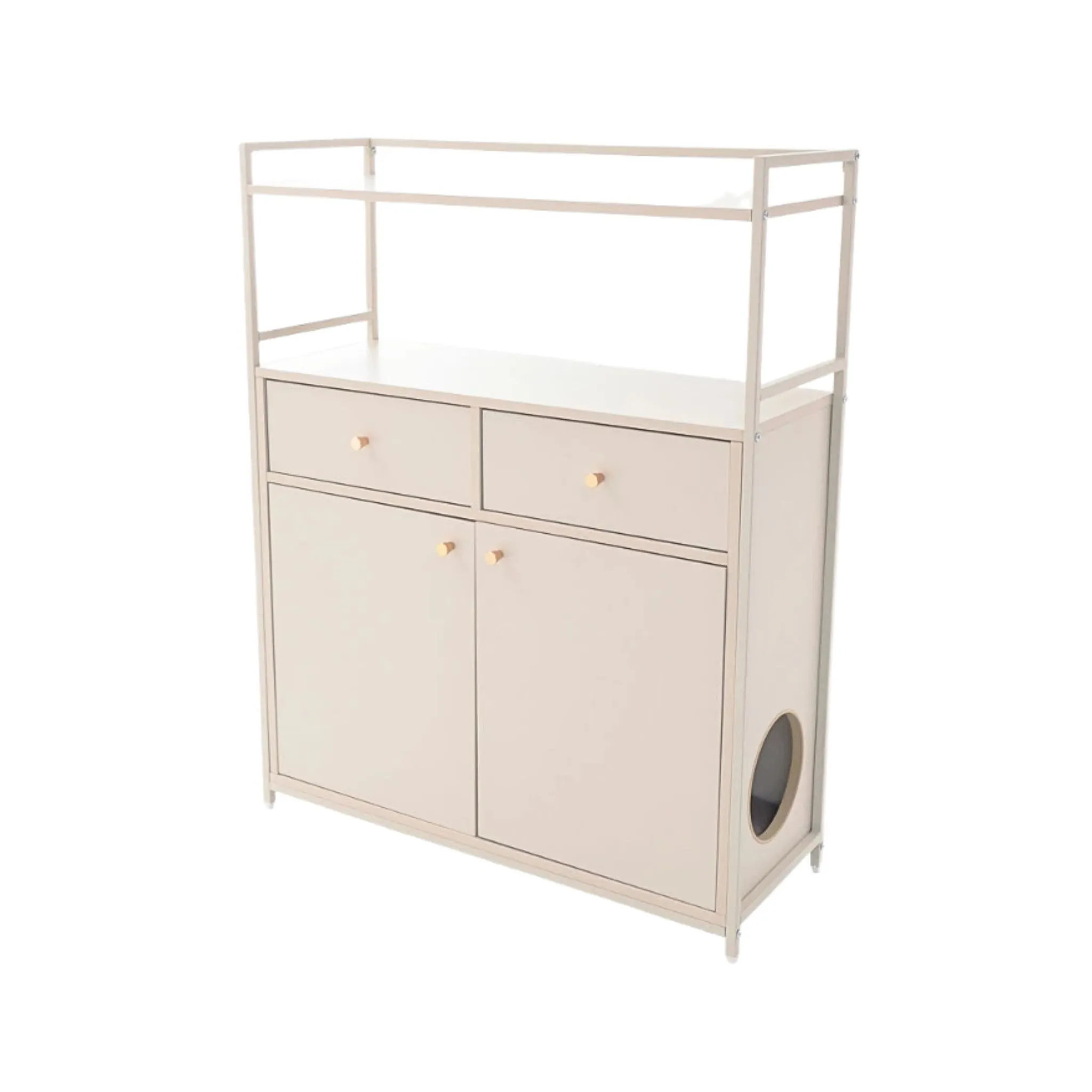 キャットウォーク チェスト Wサイズ 収納 猫家具 猫ベッド キャット