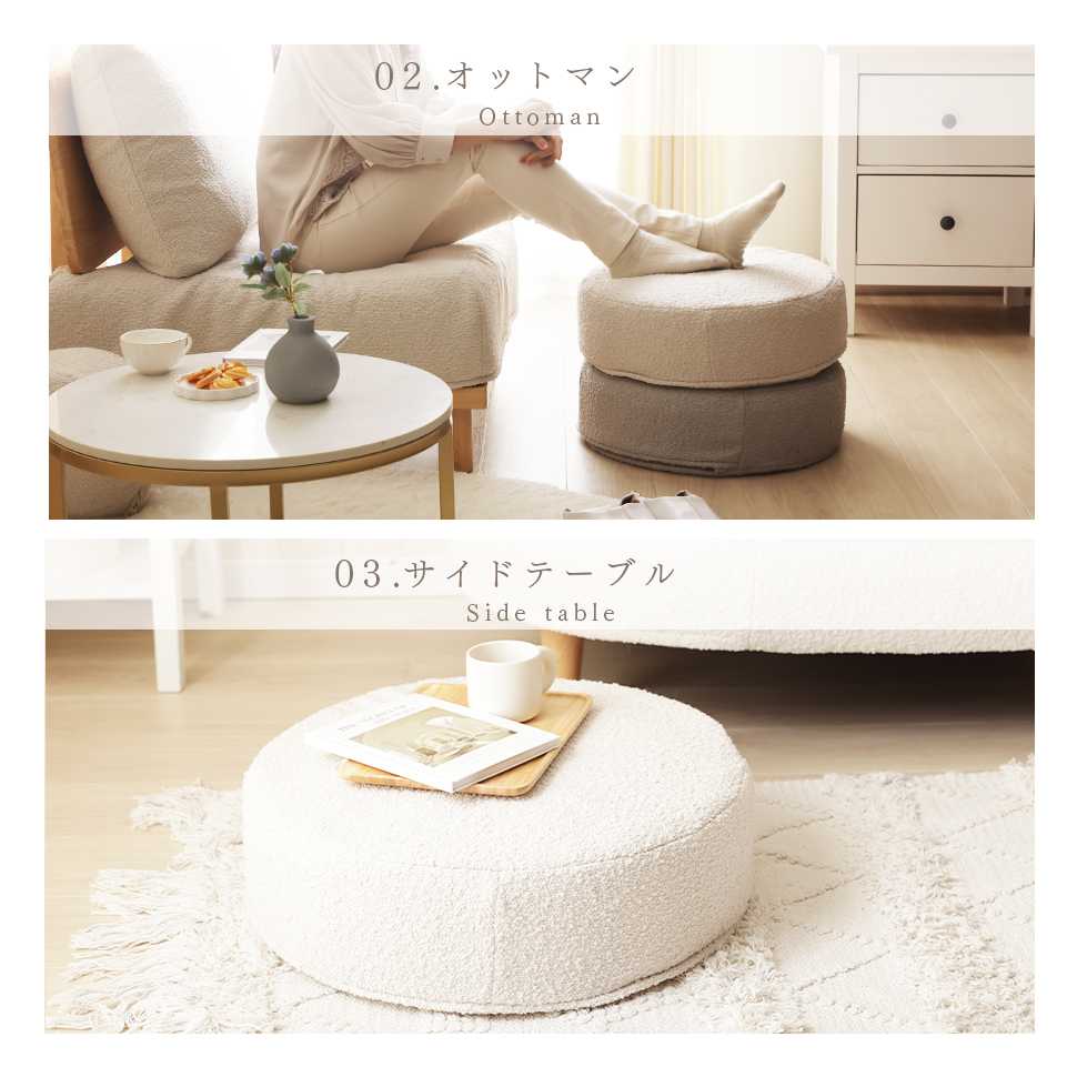 クッション 低反発 シンプル かわいい 洗える カバー