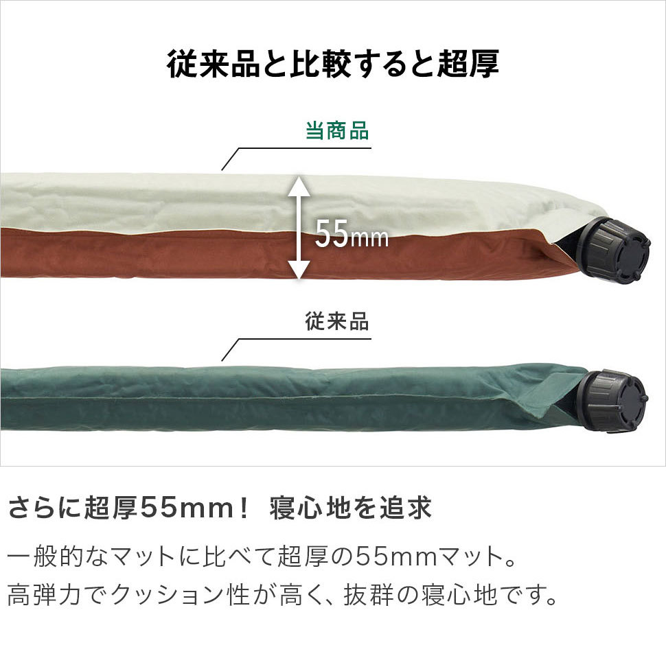LOGOS ロゴス マット 超厚マット 高密弾力 寝心地抜群