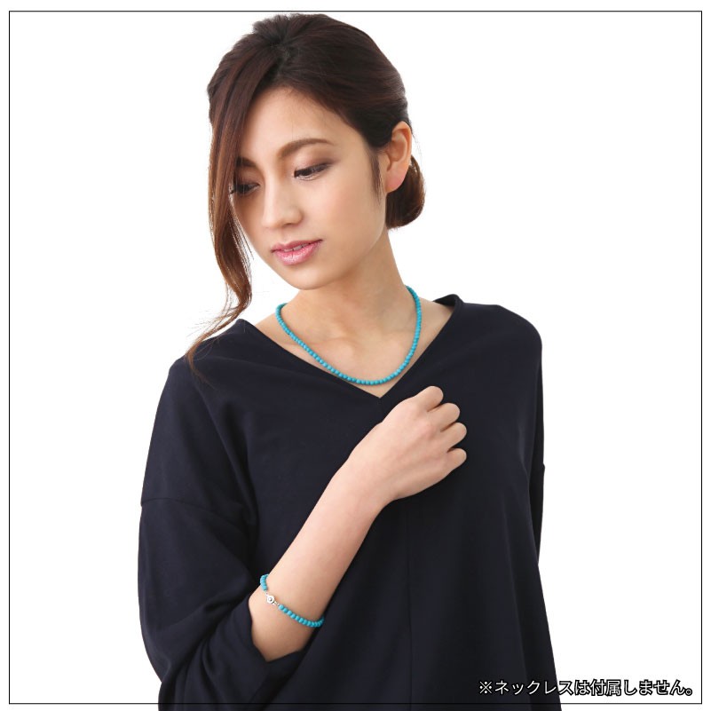【超小粒】天然ターコイズ　５㎜　ブレスレット　高品質　希少　美品 03000451_07.jpg