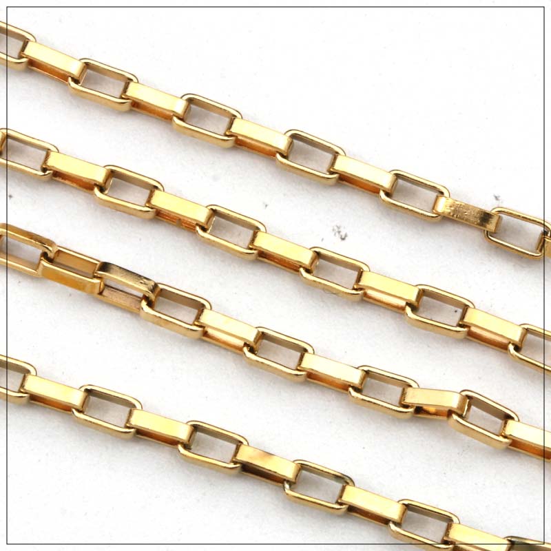 SUS316L チェーン ネックレス ボックス カラー サージカルステンレス