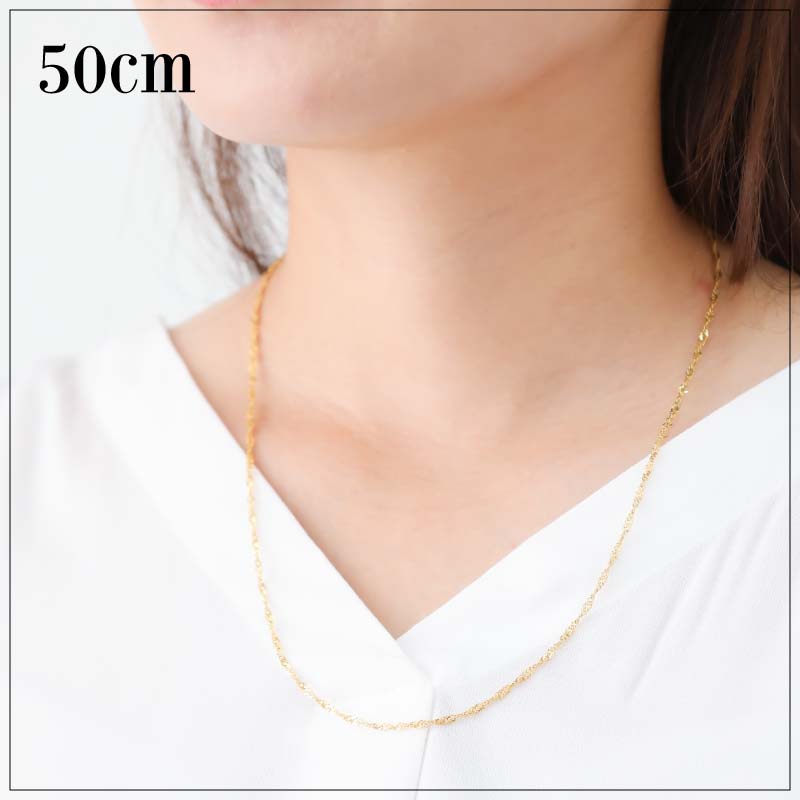 新品、未使用 ネックレス SUS316L チェーン ネックレス ボックス カラー サージカルステンレス