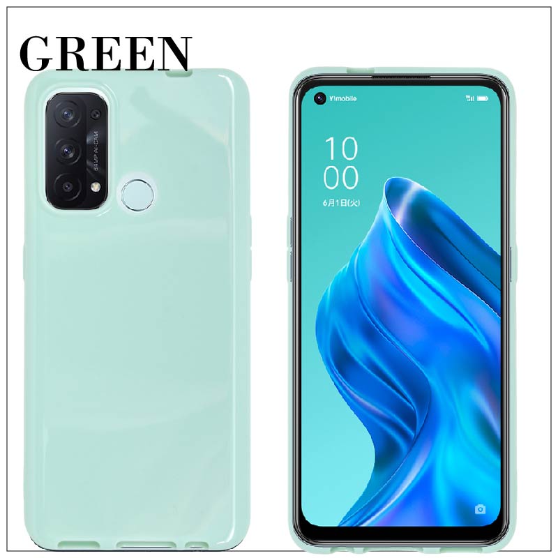 OPPO Reno 5A パステルカラー TPU Reno5A クリア 耐衝撃 衝撃吸収