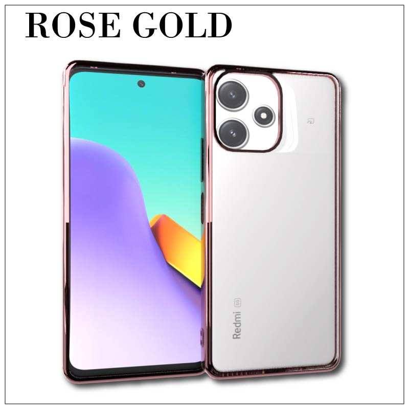 Redmi 12 5G XIG03(au) softbank SIMフリー サイドメッキ加工 TPU