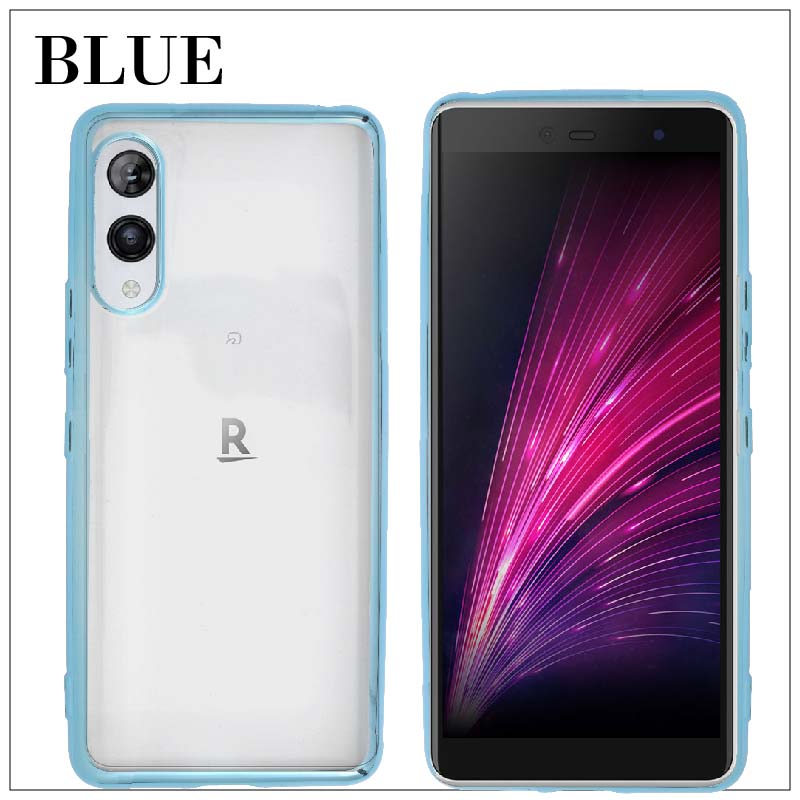 Rakuten Hand 5G サイドメッキ加工 TPU クリア 耐衝撃 衝撃吸収 ケース