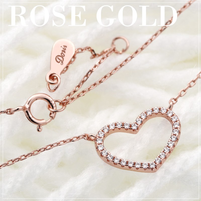 Doris Crystal silver925 スワロフスキー ジルコニア ネックレス
