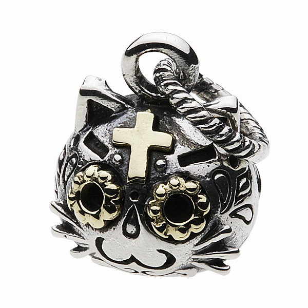 cenote シルバーペンダント メンズ メキシカン 猫 カラベラ キャット