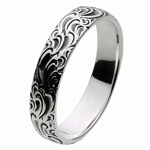 スカルリング 薩摩ボタン 日本製 和柄シルバー 925 14~14.5号 スカルリング 薩摩ボタン 日本製 和柄シルバー 925 14~14.5号