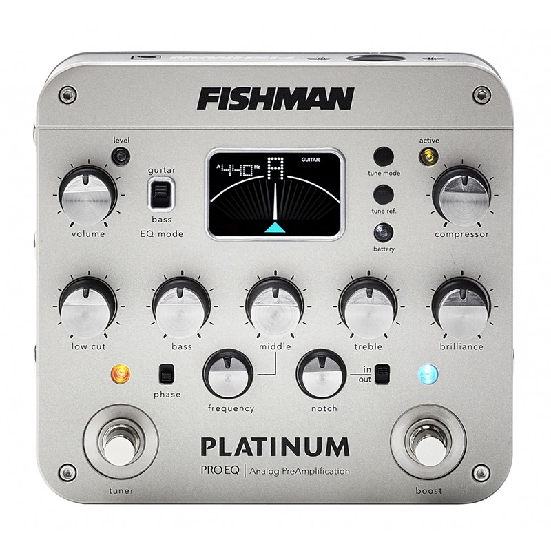 送料無料) Fishman フィッシュマン Platinum Pro EQ/DI Analog Preamp