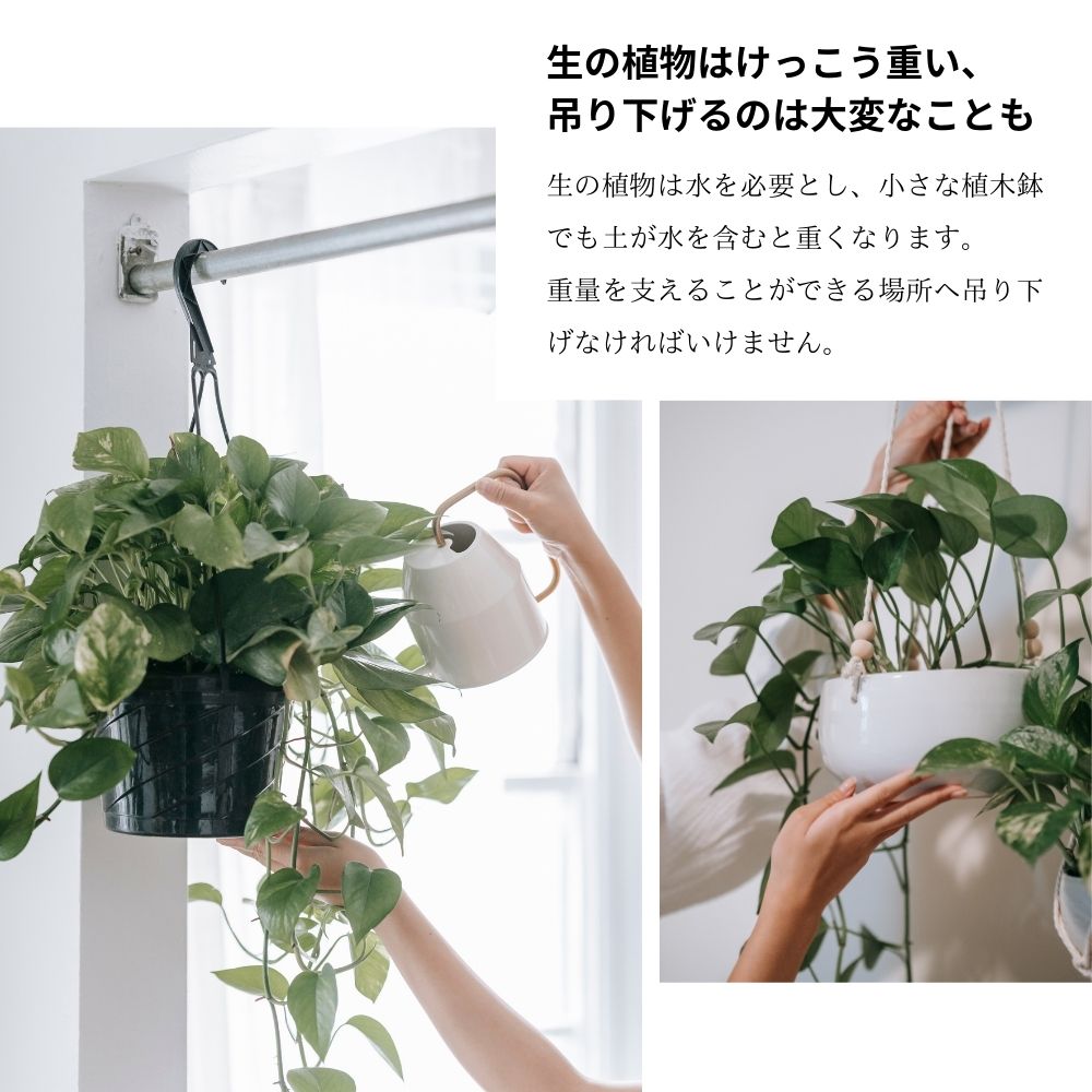 フェイクグリーン 掛けるタイプ インテリア 観葉植物 造花 吊り下げ 壁 キッチン(クッカバラハンギングポット)