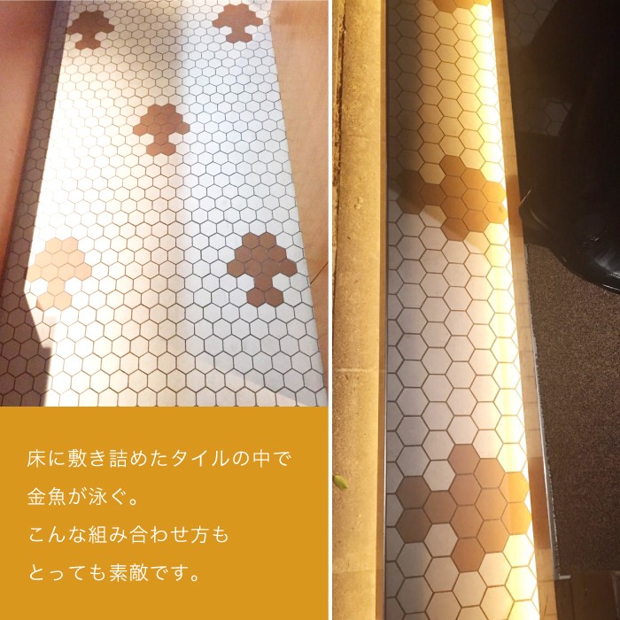 ヘキサゴンタイル 六角形 ハニカム おしゃれ モザイクタイル DIY