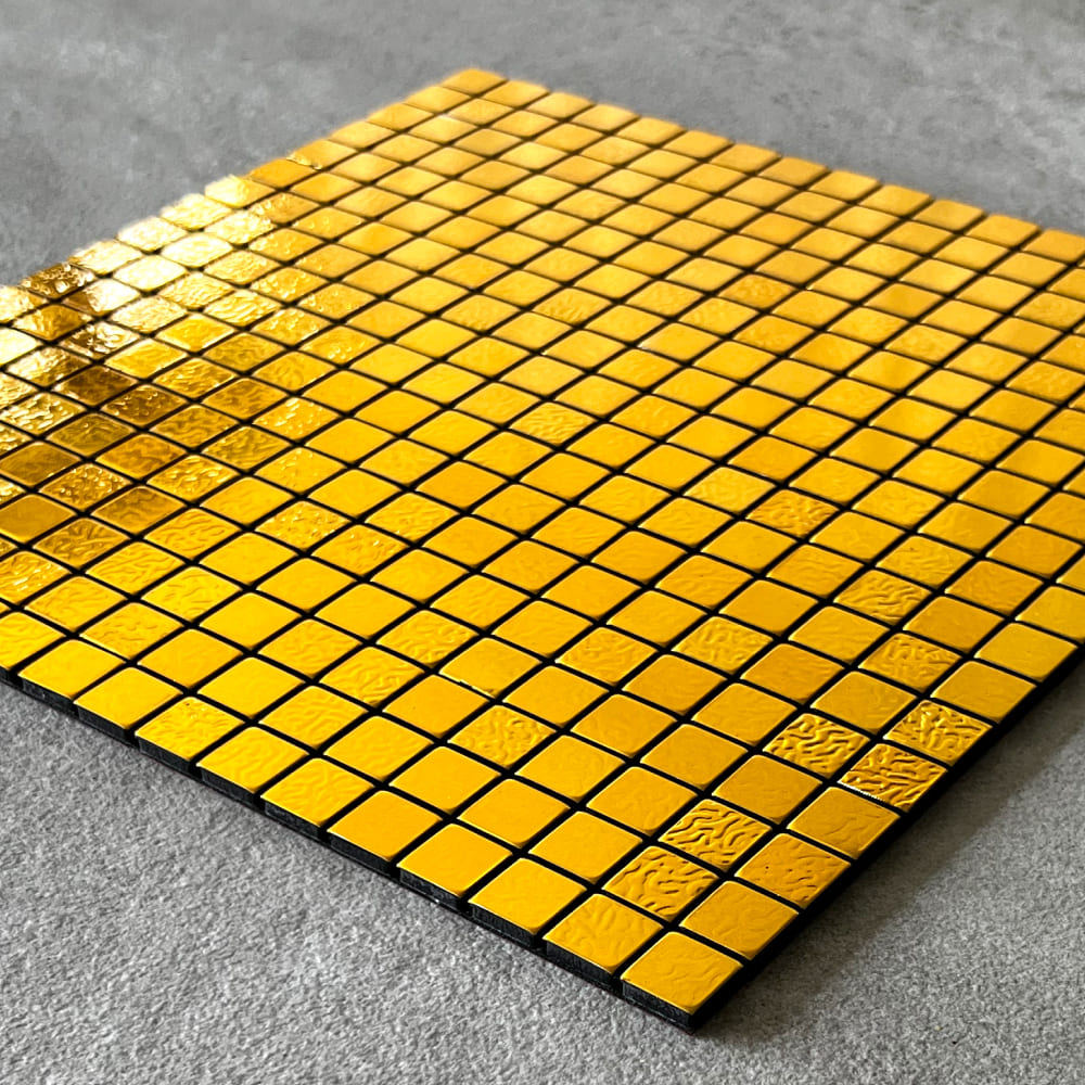 シンコール タイルシール 金 銀 ゴールド シルバー メタル アルミ