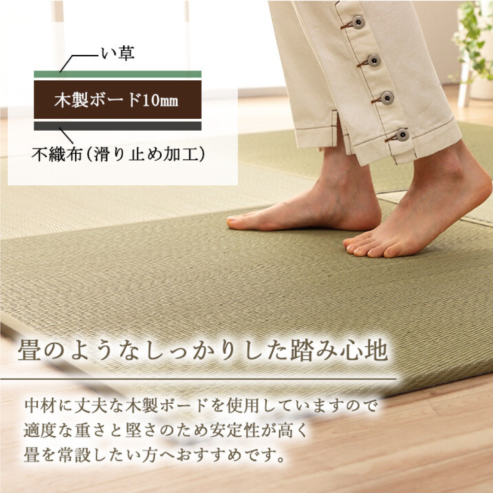 国産 い草 日本製 置き畳 ユニット畳 簡単 和室（置き畳 ラッカルU畳