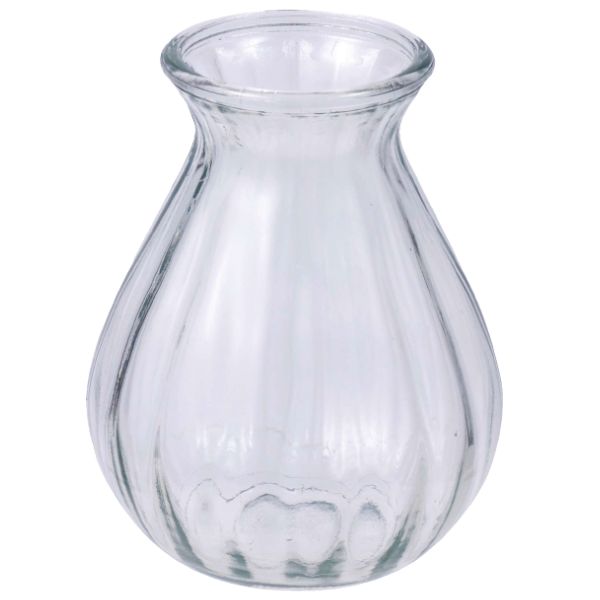 ガラス花瓶 フラワーベース 花器 花びん 球根 水栽培 ポピー ミニ（ラインバルブベース全５色）｜ceracore｜02