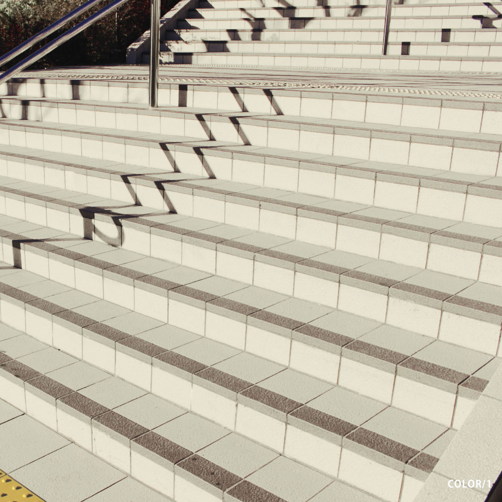 スロープタイル 150角 玄関スロープ バリアフリー 滑り止めタイル 凹凸