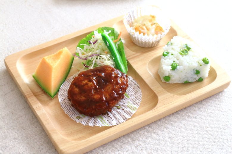 ナチュラルウッド ランチプレート プレート 仕切り皿 カフェ食器