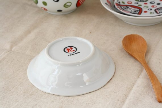 開運だるまの煮物小鉢 14cm 日本製 美濃焼 一人用のお皿です マルチ