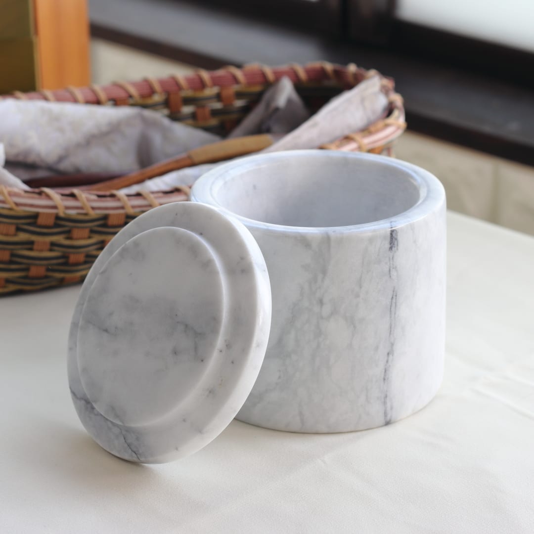 ストーンマーブル キャニスター 大理石 天然 天然石 自然 ネイチャー