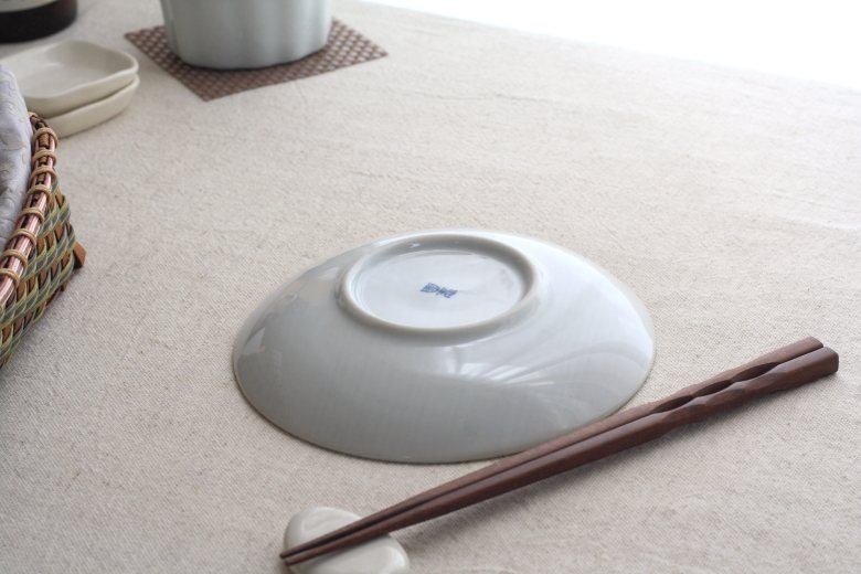 黒十草 4寸小皿 13cm 国産 美濃焼 平型4.0深皿 和皿 小皿 丸皿
