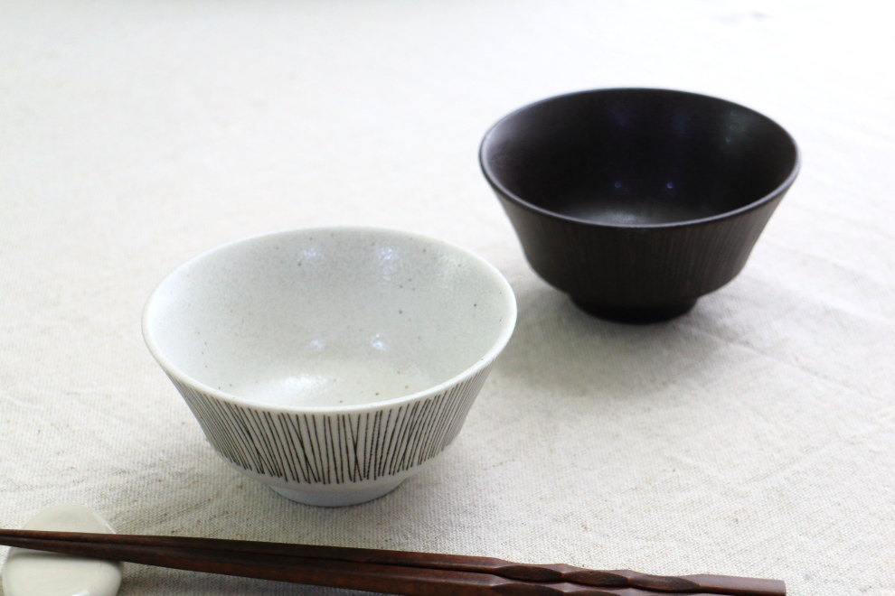 ワイヤ 飯碗小 11.5cm 日本製 美濃焼 茶碗 茶わん ちゃわん めし碗 