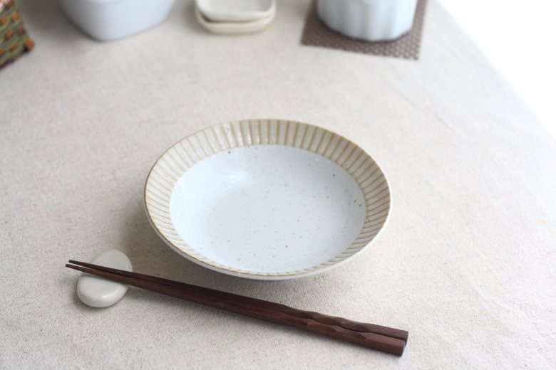 ラジアル 5寸 浅鉢 17cm 国産 美濃焼 リム型5.0浅鉢 小鉢 小皿 中鉢 中