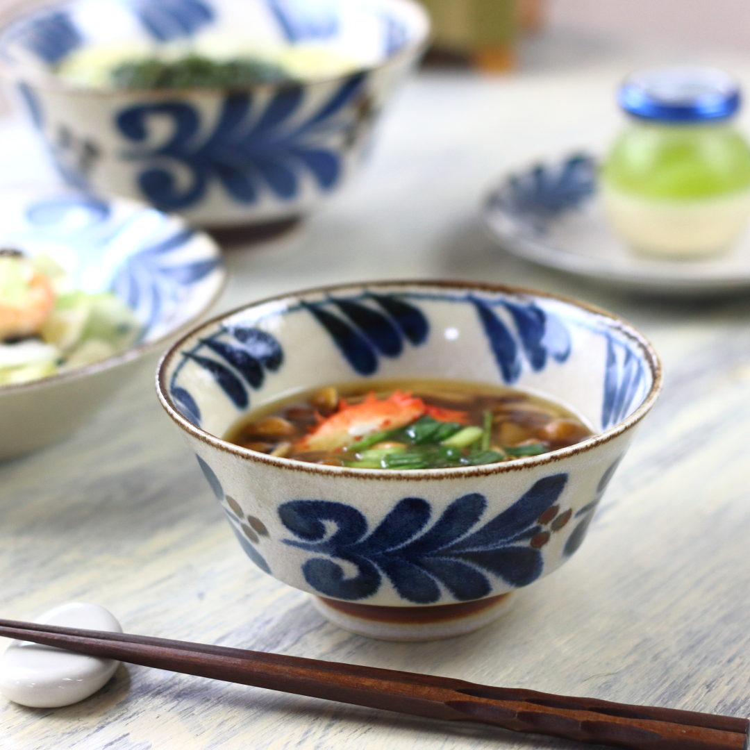有田焼き 童工房釜 中鉢、中丼、茶碗